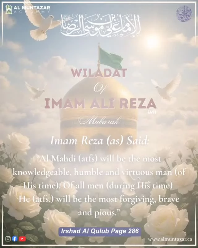 Wiladat of Imam Ali Reza (as) Mubarak to all the believers 💐✨✨

#imamreza #mashhad #wiladatimamreza #iran #imamrauf
